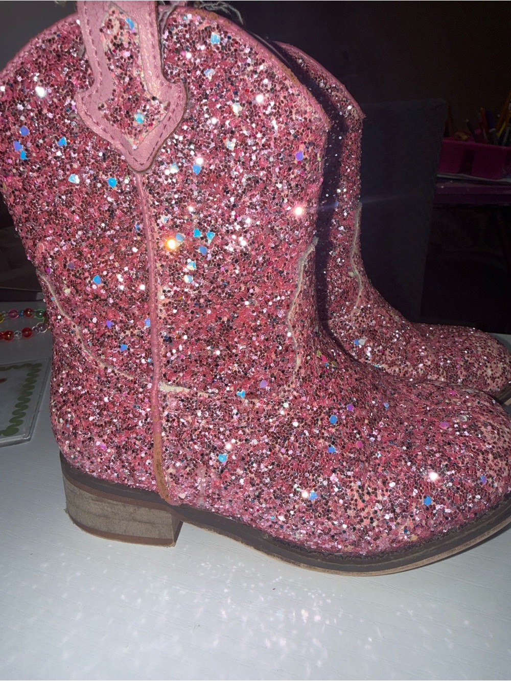 Girls glitter cowgirl boots - Picture 4 of 6